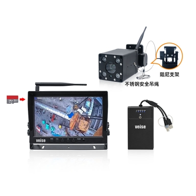 10.1寸36倍变焦无线车载监控系统适用于吊车、起重机等