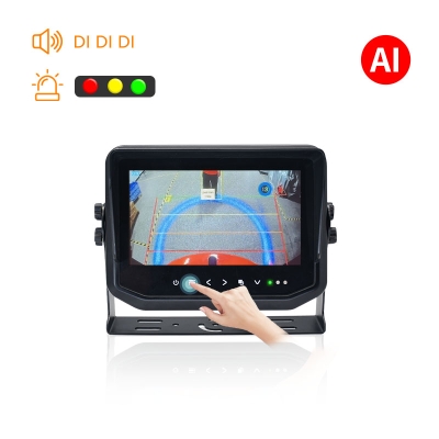 7英寸防水车载显示器 带声光报警的AI显示器