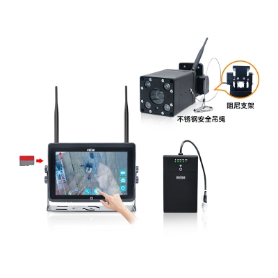 7寸20倍变焦无线车载监控系统 全贴合触摸屏显示器可控制变焦