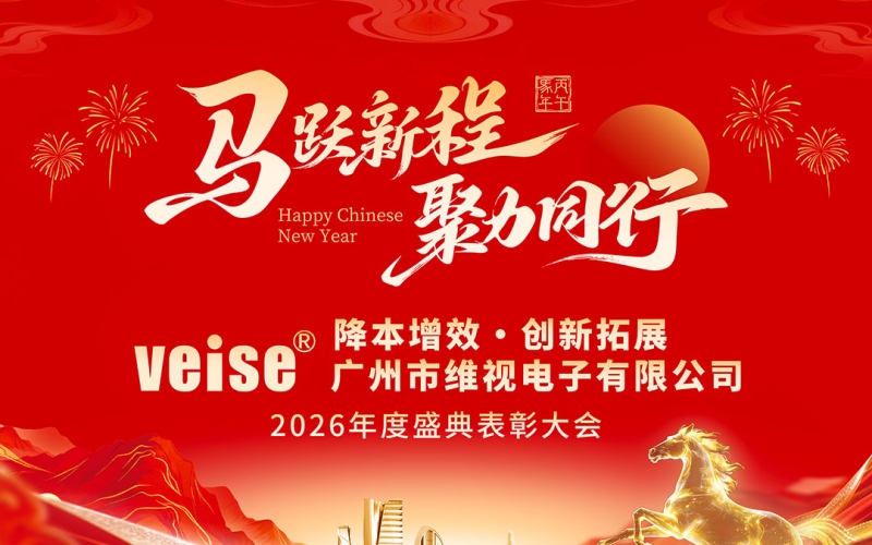 马跃新程 &middot; 聚力同行 - 广州市维视电子有限公司2026年度盛典大会
