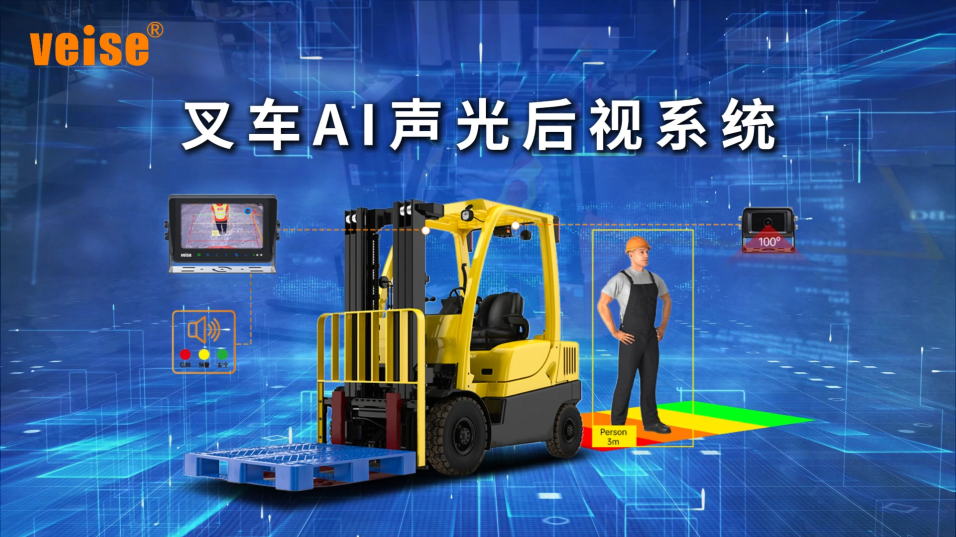 叉车AI声光后视系统